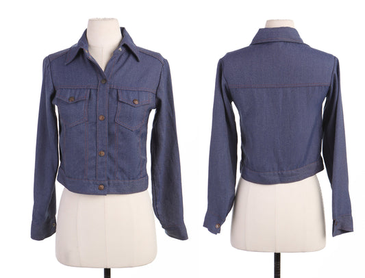 70's Women Blue Jacket