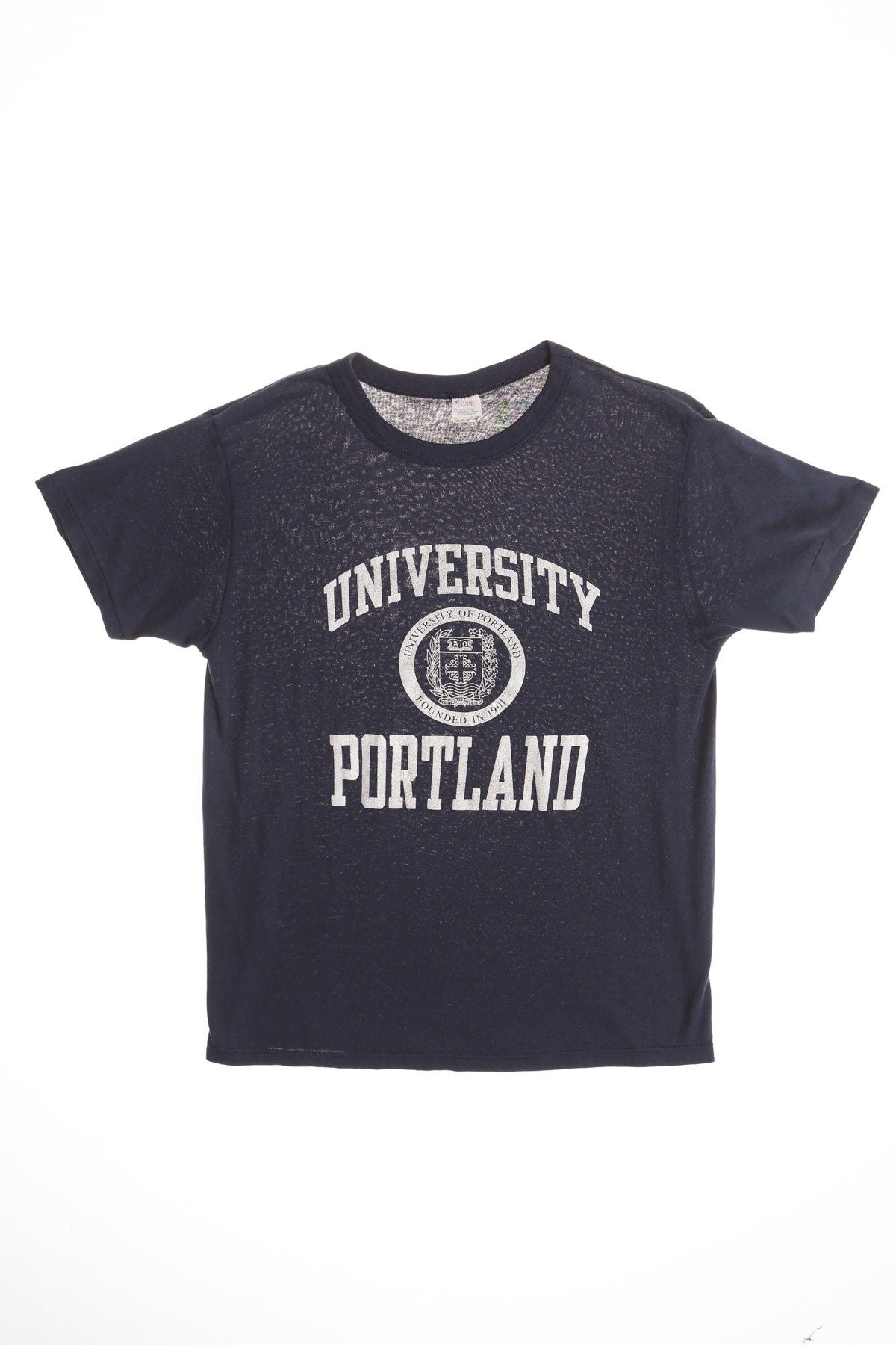 Vintage Champion Blue University Print Shirt