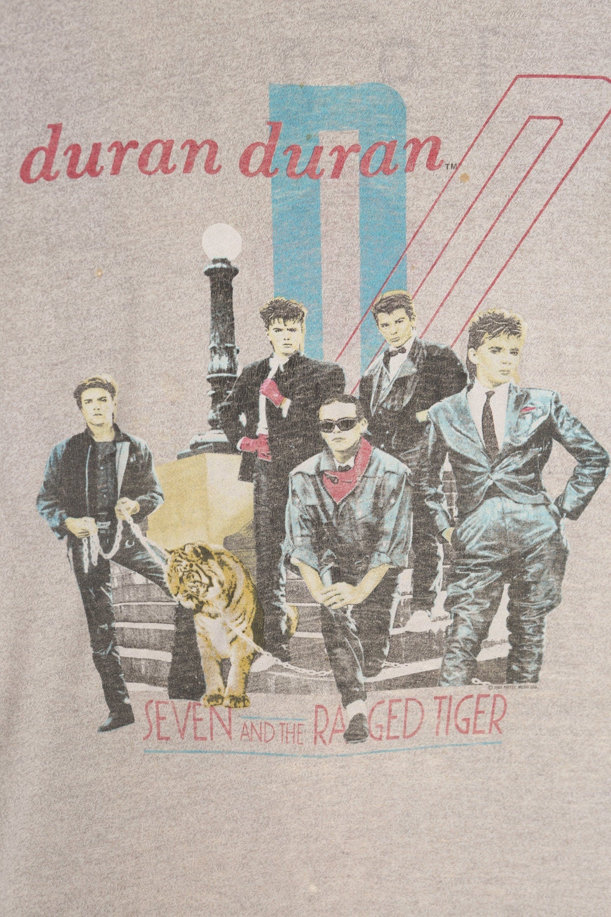 1984 USA Tour Duran Duran Graphic Shirt - Seven and The Raged Tiger