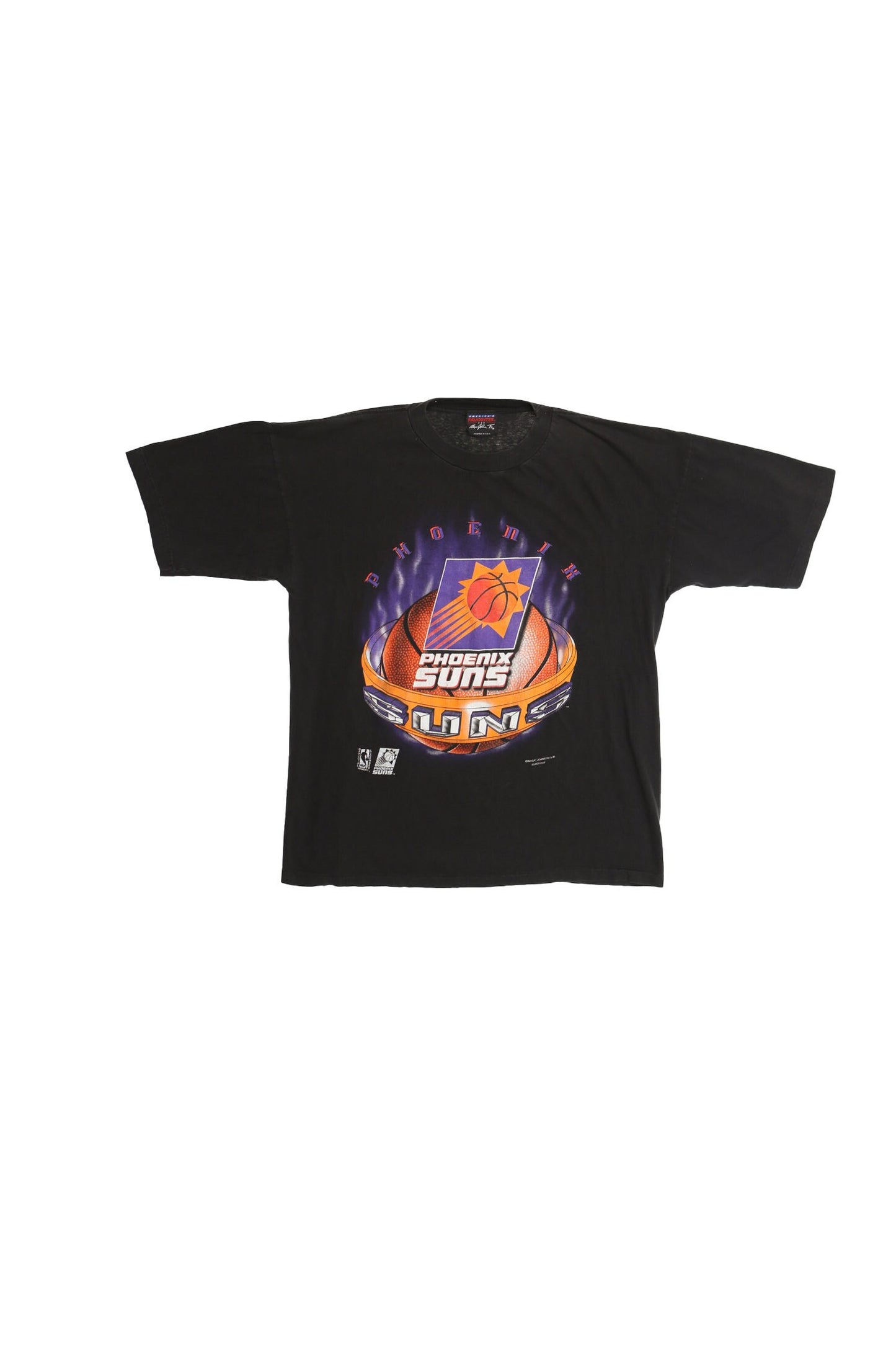Phoenix Suns Basketball Black Graphic T-shirt