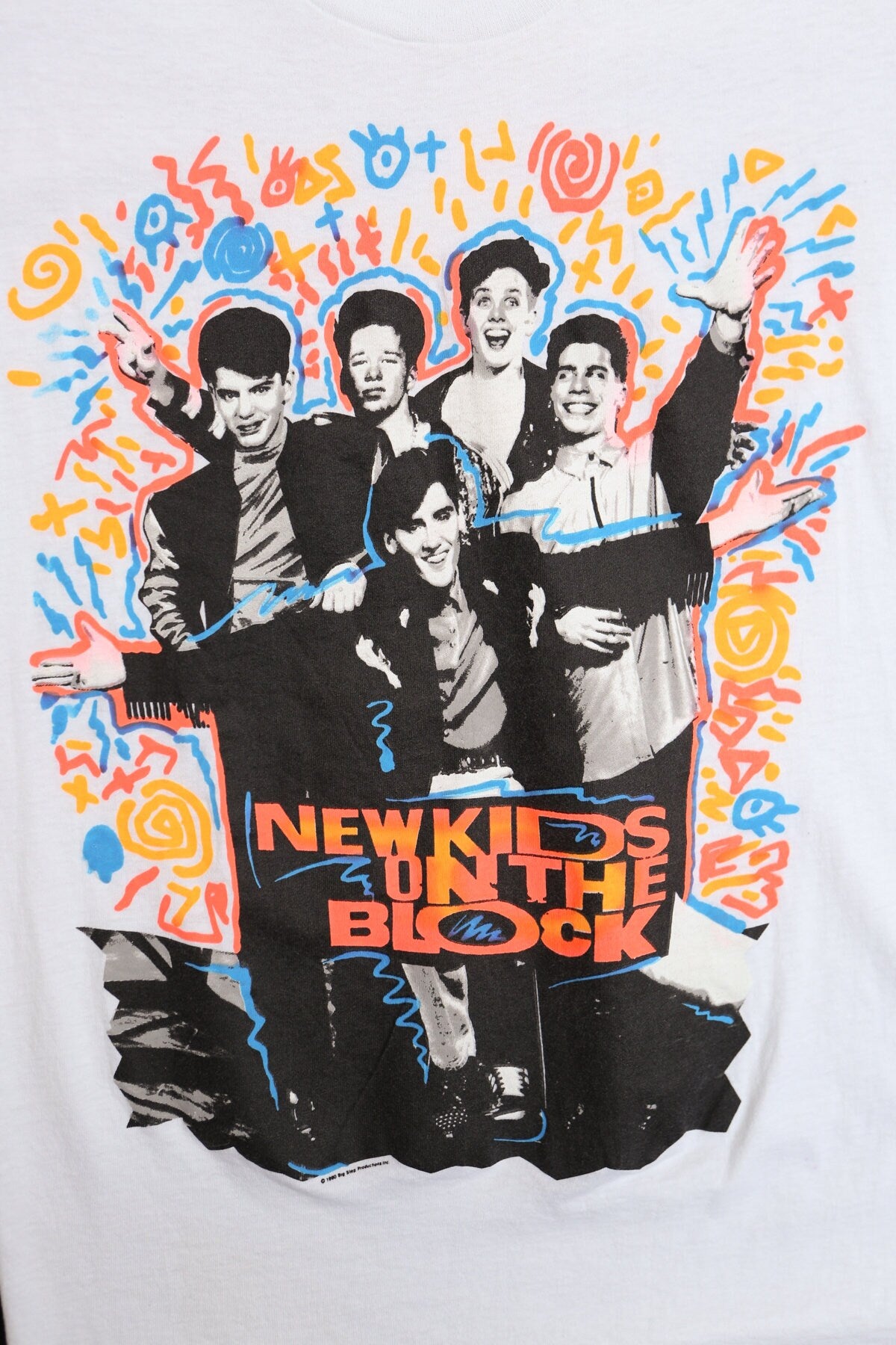 New Kids on The Block Graphic White T-shirt
