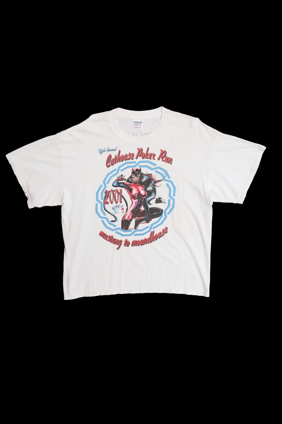 Fifth Annual Cathouse Poker Run Graphic T-shirt