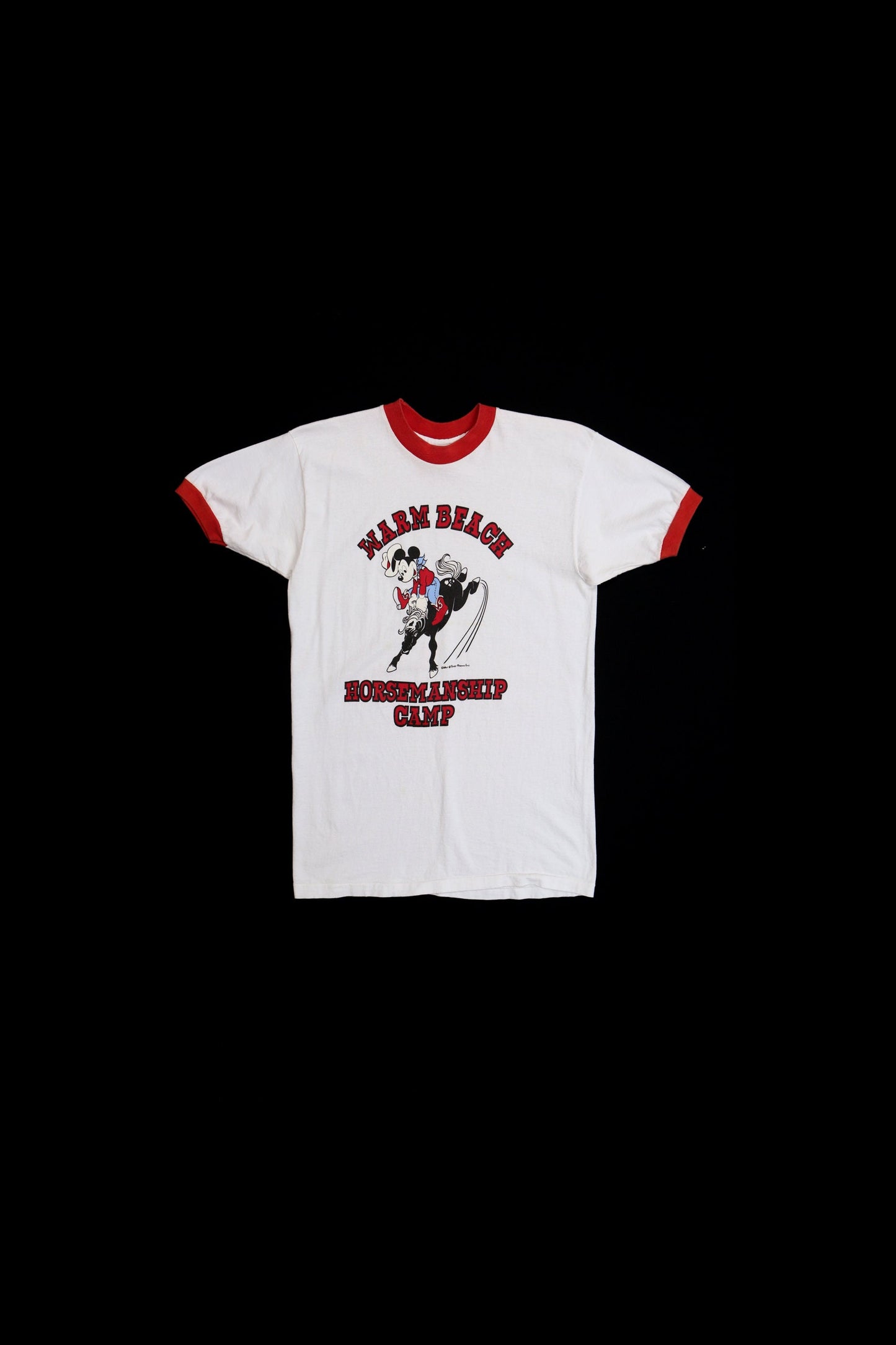 Vintage Mickey Mouse Cowboy Graphic T-shirt