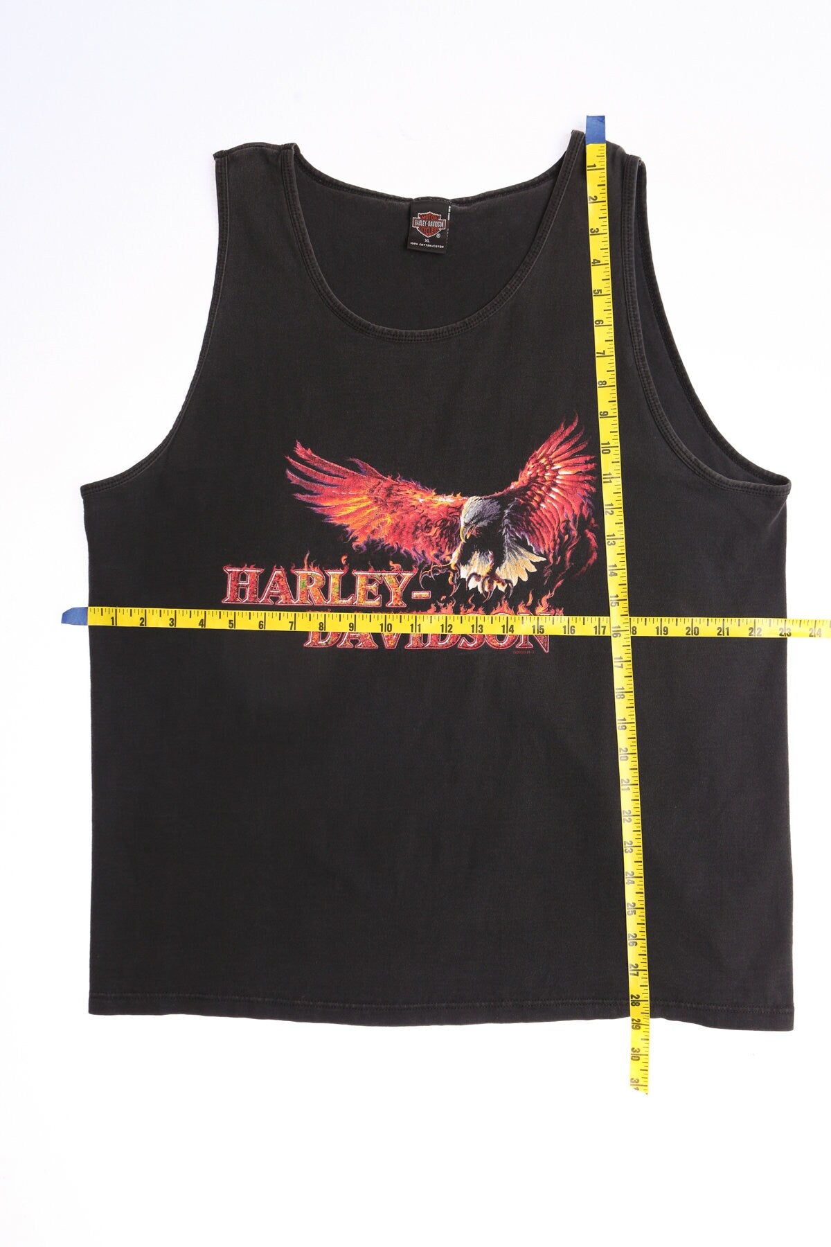 Harley Davidson Los Angeles California Black Graphic Tank Top