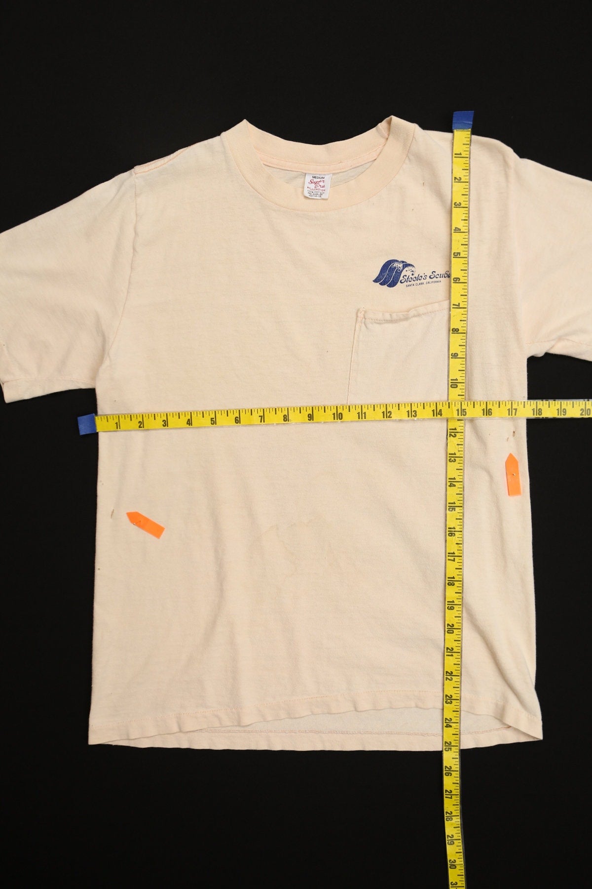 Scuba Diving Beige Graphic t-shirt - Steele's Scuba Santa Clara California