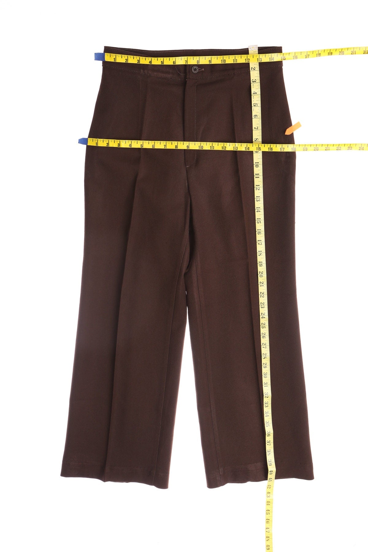 Levi's 70's Women Brown Poly Casual Pants