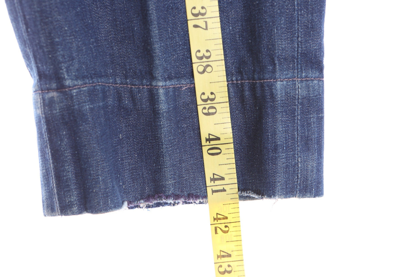 Vintage Women Levi's High Waist Blue Cotton Western Pants - Era ( 40's - 50's)