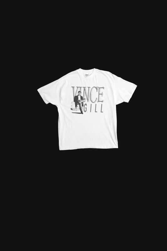 Vince Gill 1992 Tour White Graphic Shirt