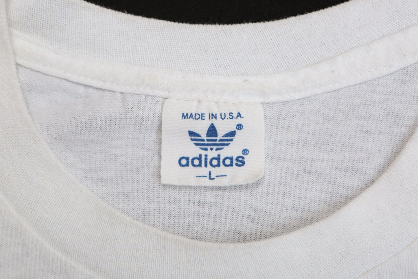 Vintage Adidas White Graphic Shirt