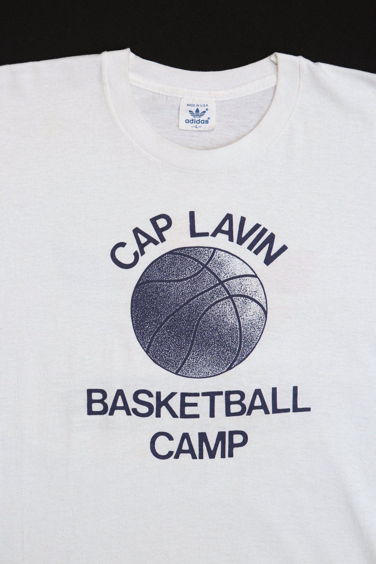 Vintage Adidas White Graphic Shirt