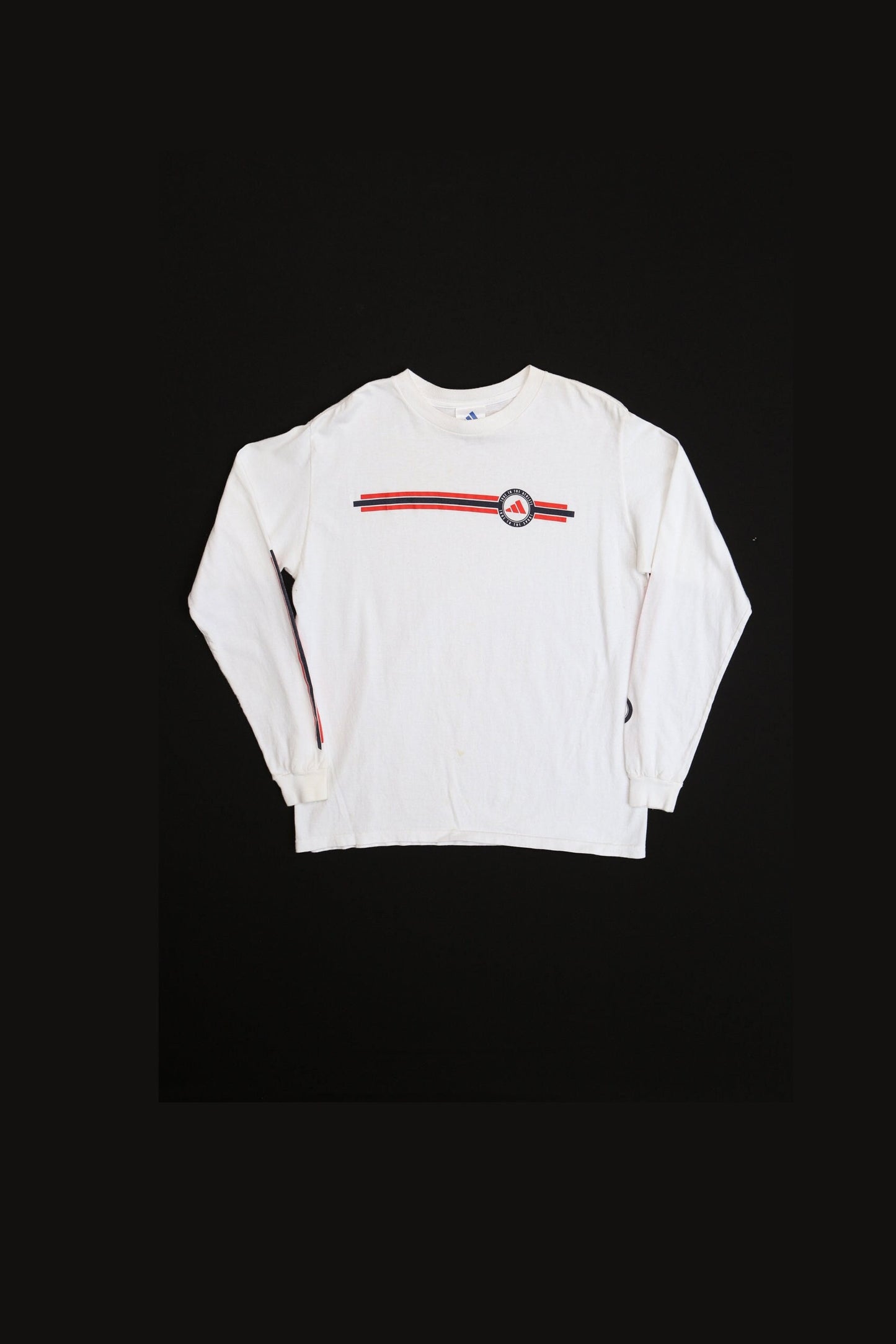 Long Sleeve White Adidas Graphic Shirt