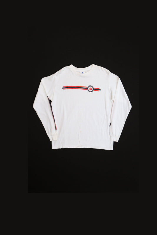 Long Sleeve White Adidas Graphic Shirt