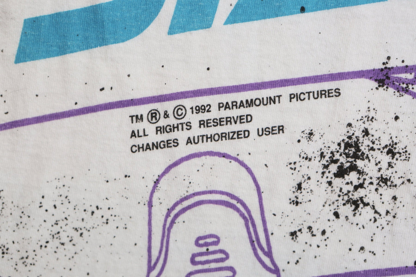 Vintage Spaceship White Graphic Shirt