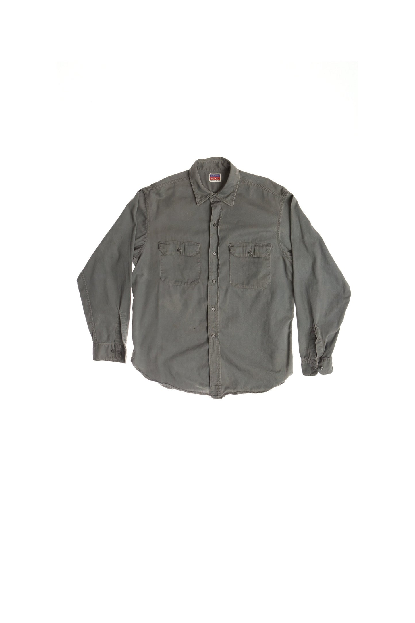 Big Man Vintage Men Work Long Sleeve Shirt - Era ( 50's - 60's )