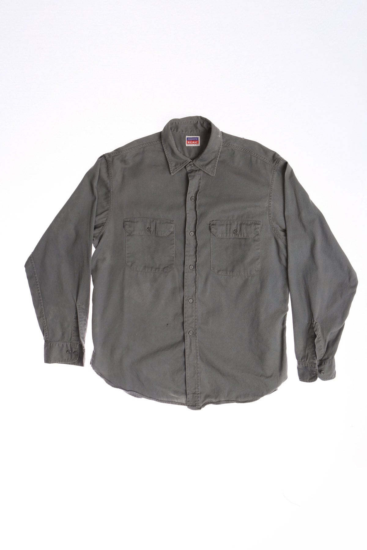 Big Man Vintage Men Work Long Sleeve Shirt - Era ( 50's - 60's )