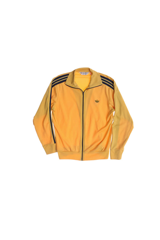 Vintage Adidas Yellow Blue Stripes Men's Jogging Top