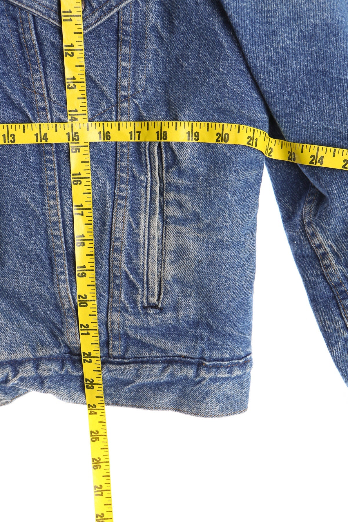 Vintage Levi's Denim Sherpa Jacket - Made in USA