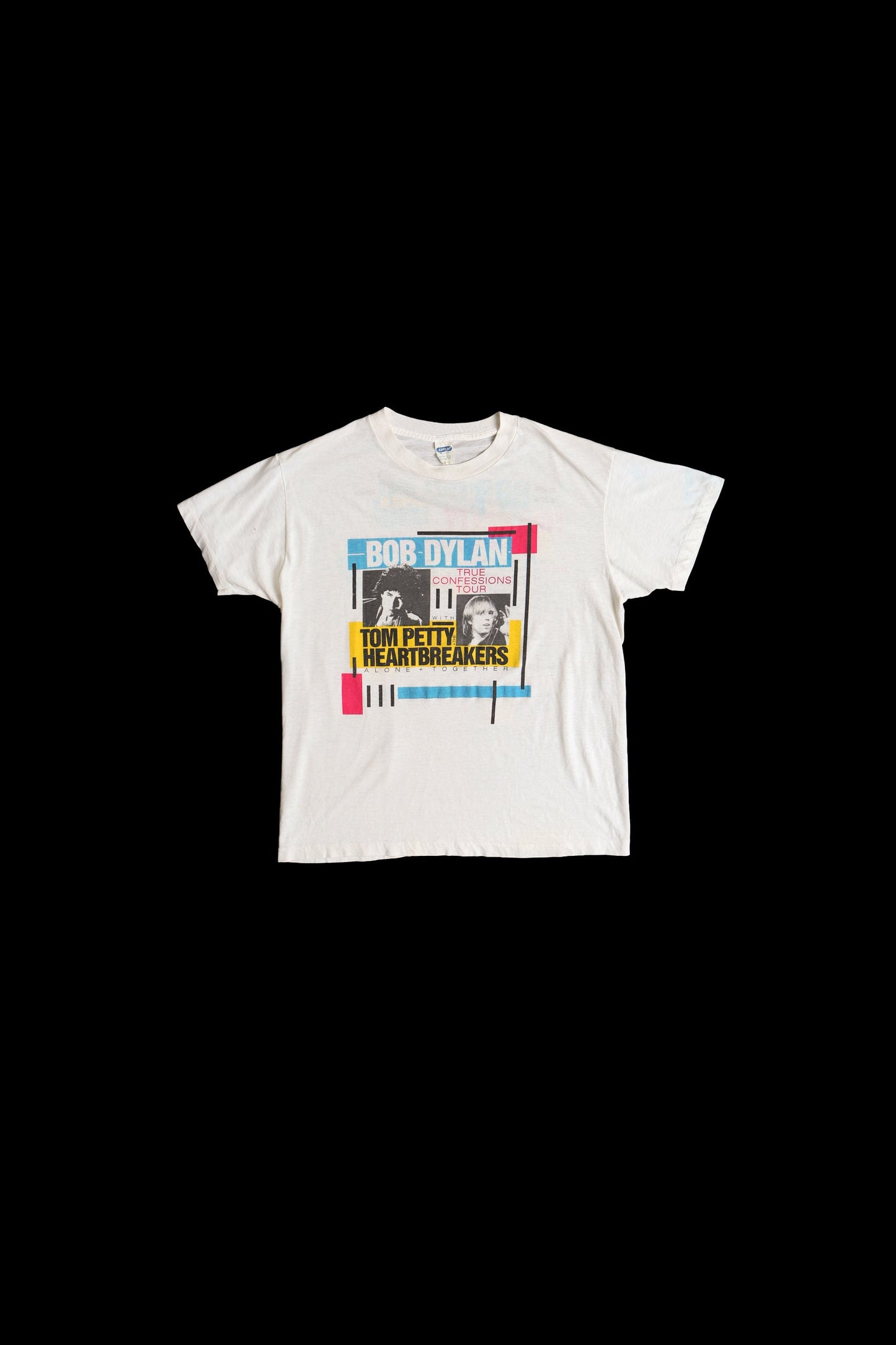 True Confessions Tour - Bob Dylan and Tom Petty Alone Together Graphic T-shirt