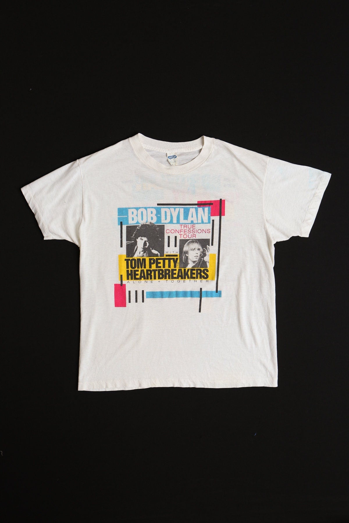 True Confessions Tour - Bob Dylan and Tom Petty Alone Together Graphic T-shirt