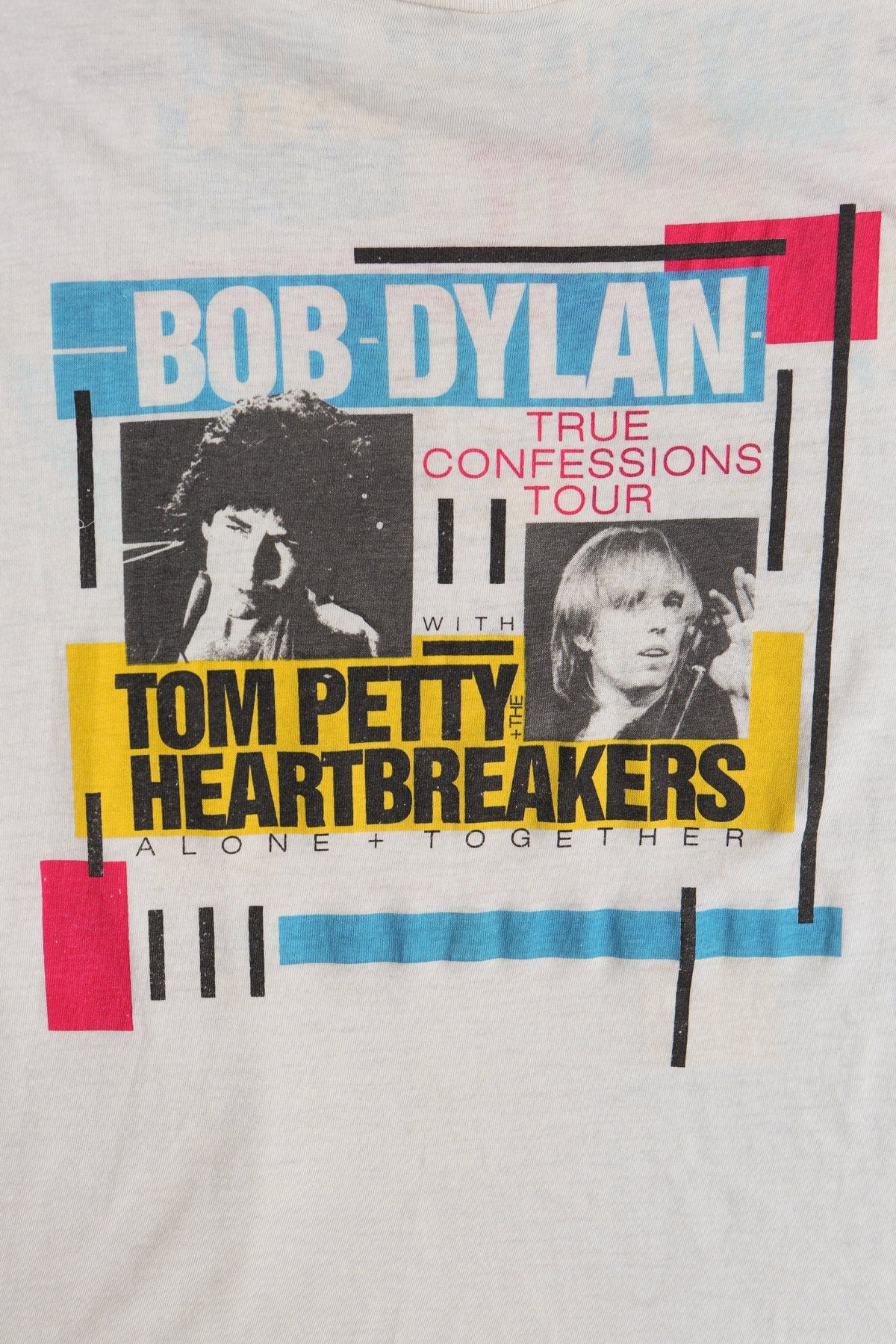 True Confessions Tour - Bob Dylan and Tom Petty Alone Together Graphic T-shirt