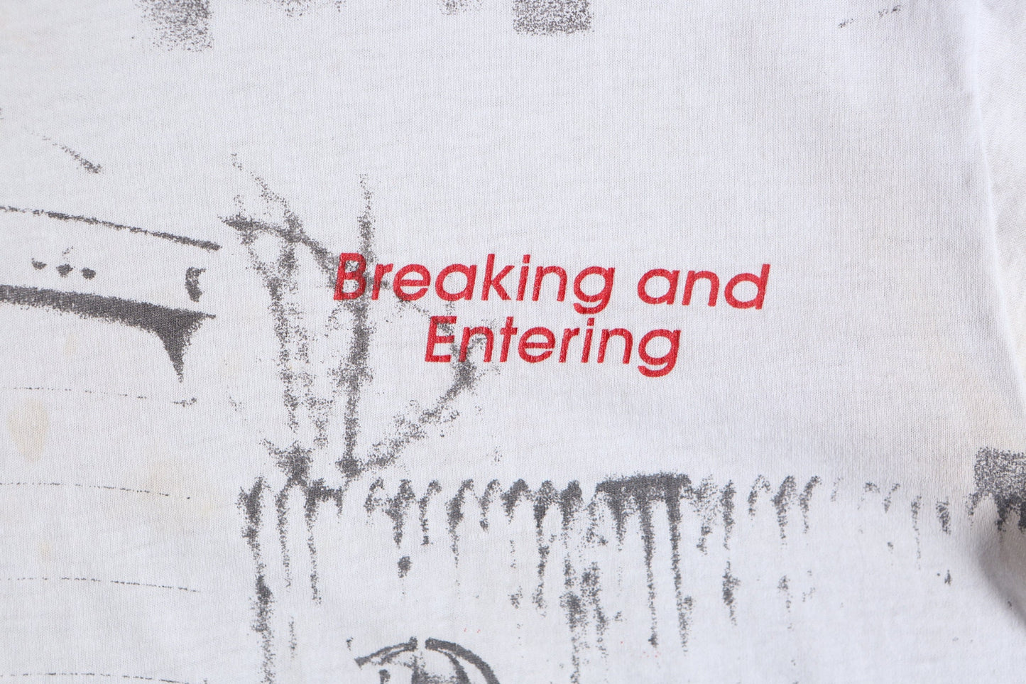 Fire Fighters White Graphic T-shirt - Braking and Entering