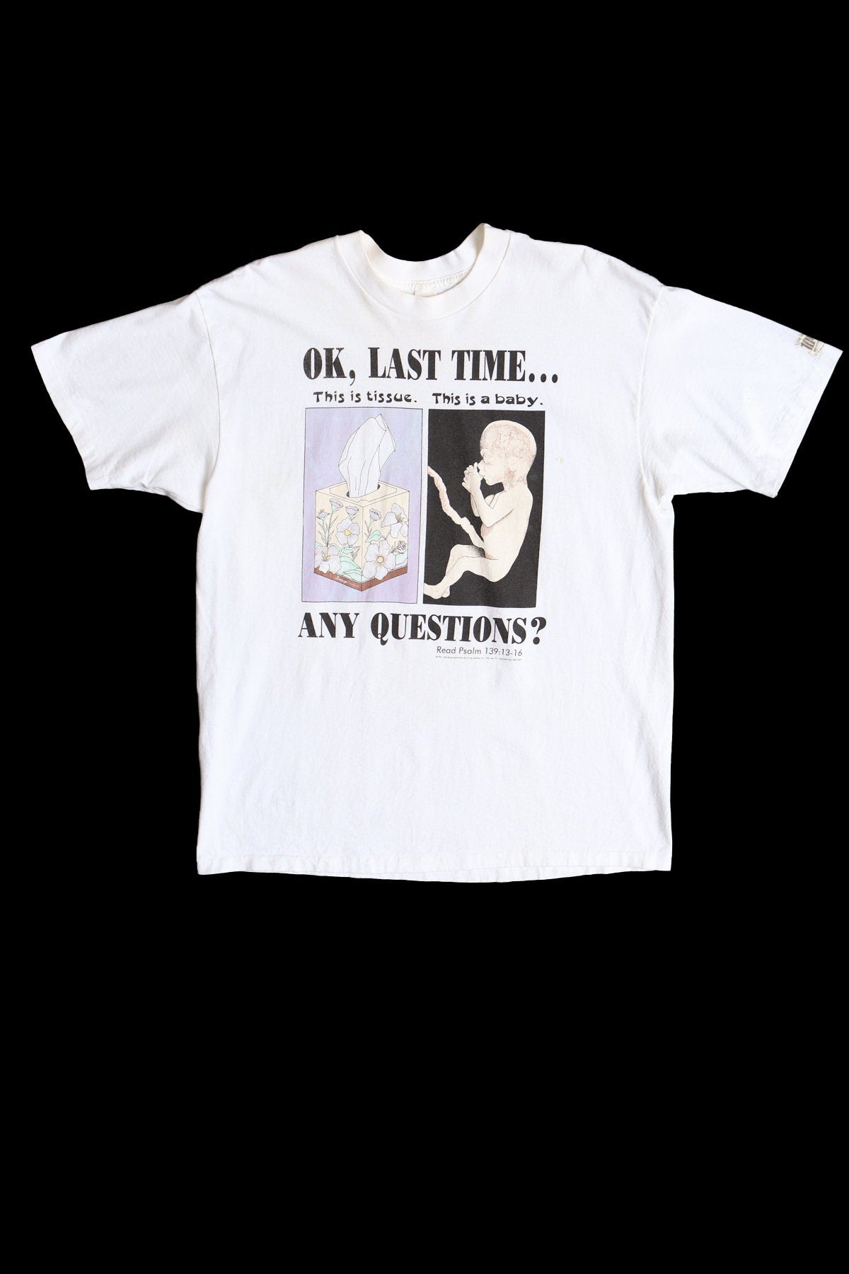 Any Questions ? Humorous Saying White Graphic T-shirt