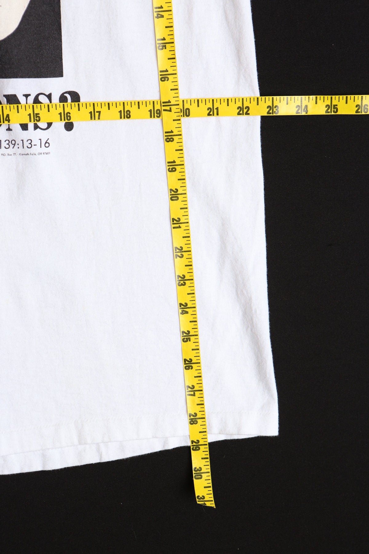 Any Questions ? Humorous Saying White Graphic T-shirt