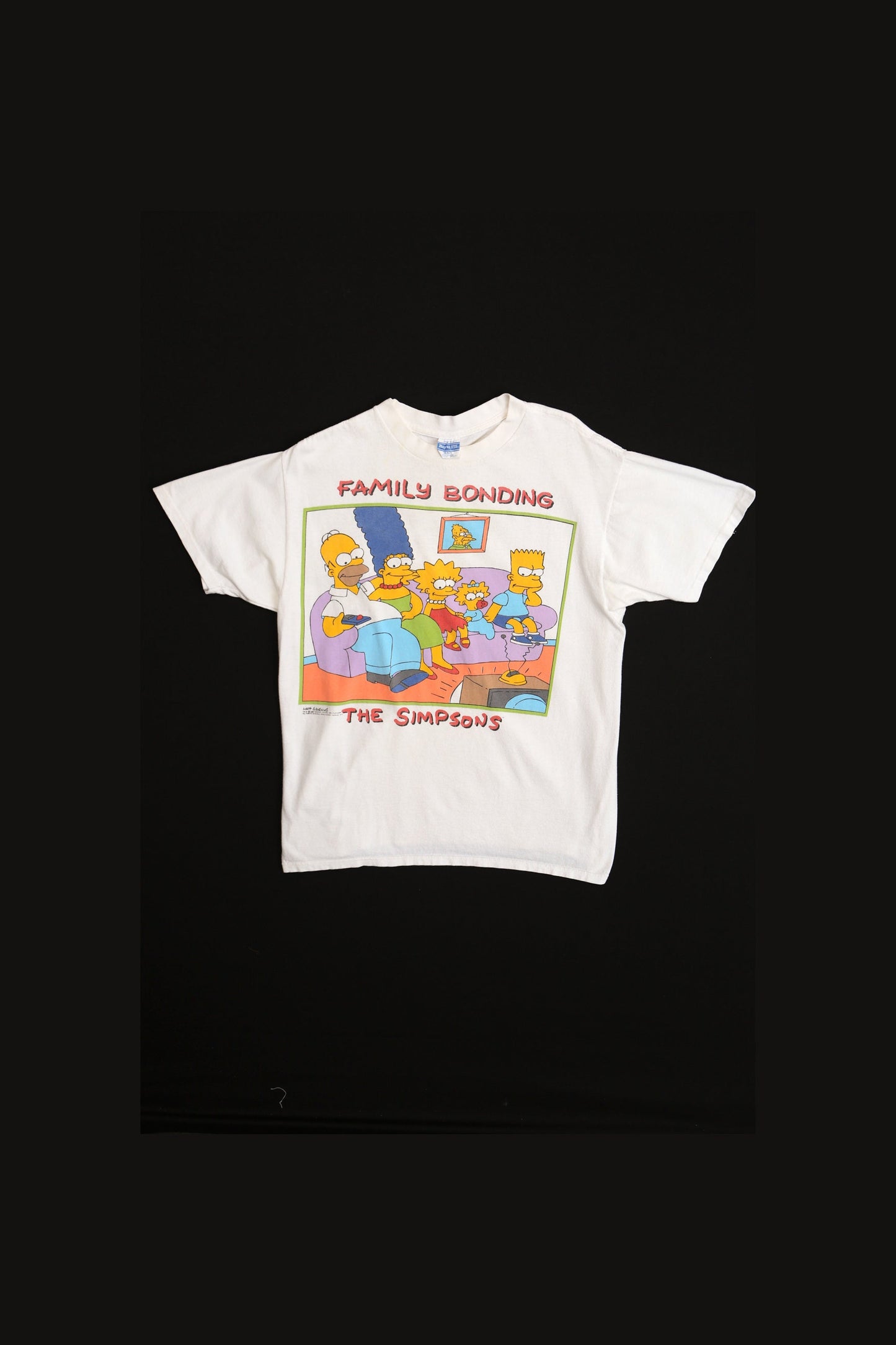 Vintage Family Bonding The Simpsons Graphic T-shirt