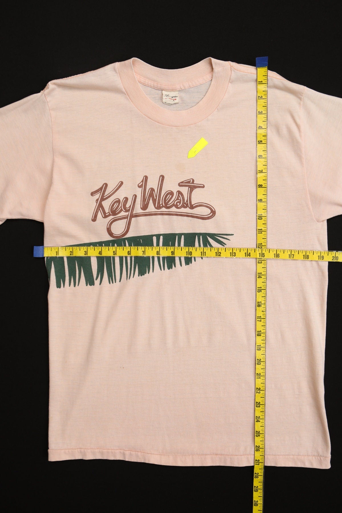 70's Key West Florida Beige Graphic T-shirt