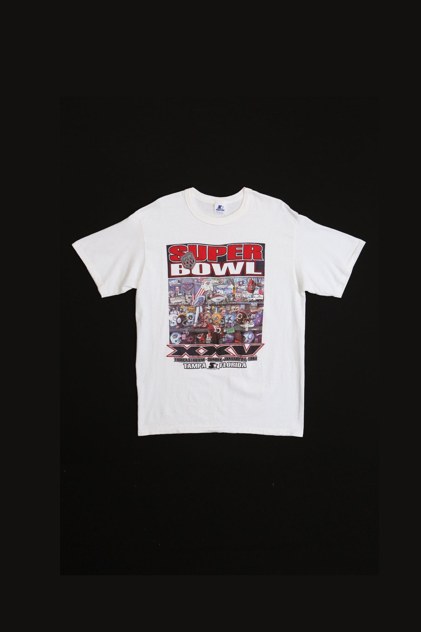 Vintage Football Graphic T-shirt - Tampa Florida Stadium January 27, 1991