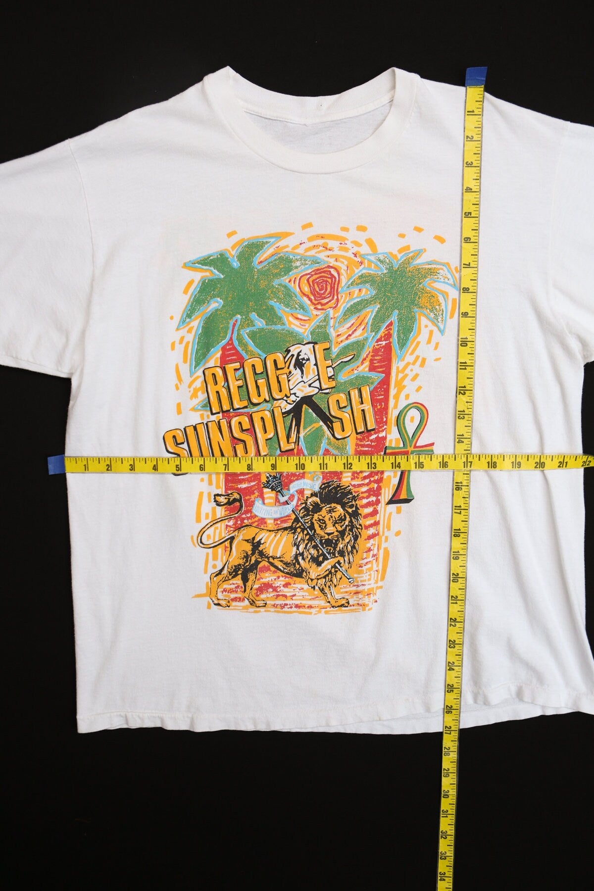 Reggae Sun Splash 92 World Tour Graphic T-shirt