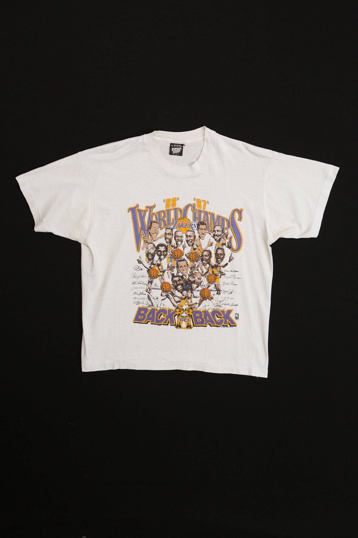 Back to Back World Champs Los Angeles Lakers Graphic T-shirt