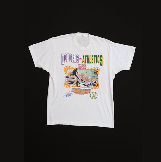 Dodgers Vs Athletics 1988 World Series Graphic T-shirt