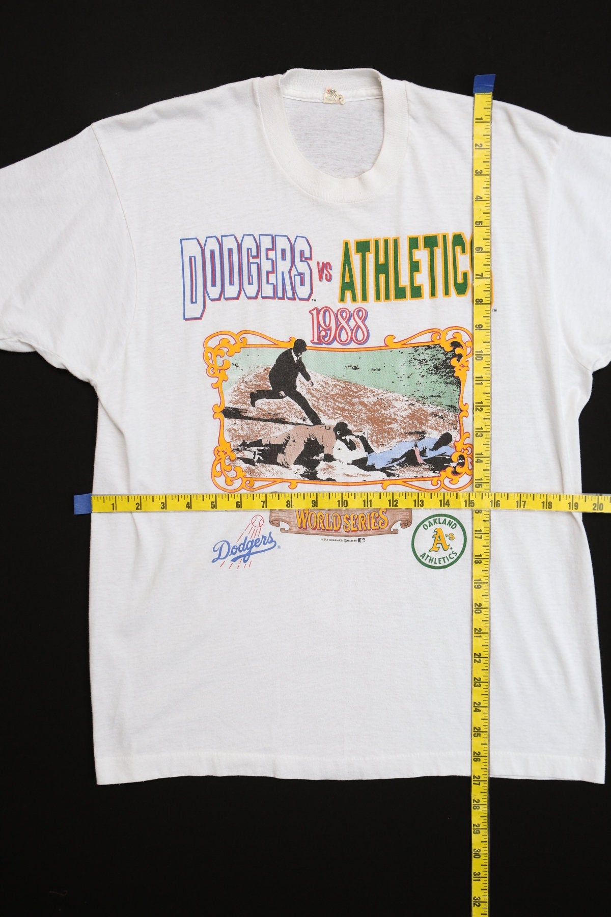 Dodgers Vs Athletics 1988 World Series Graphic T-shirt