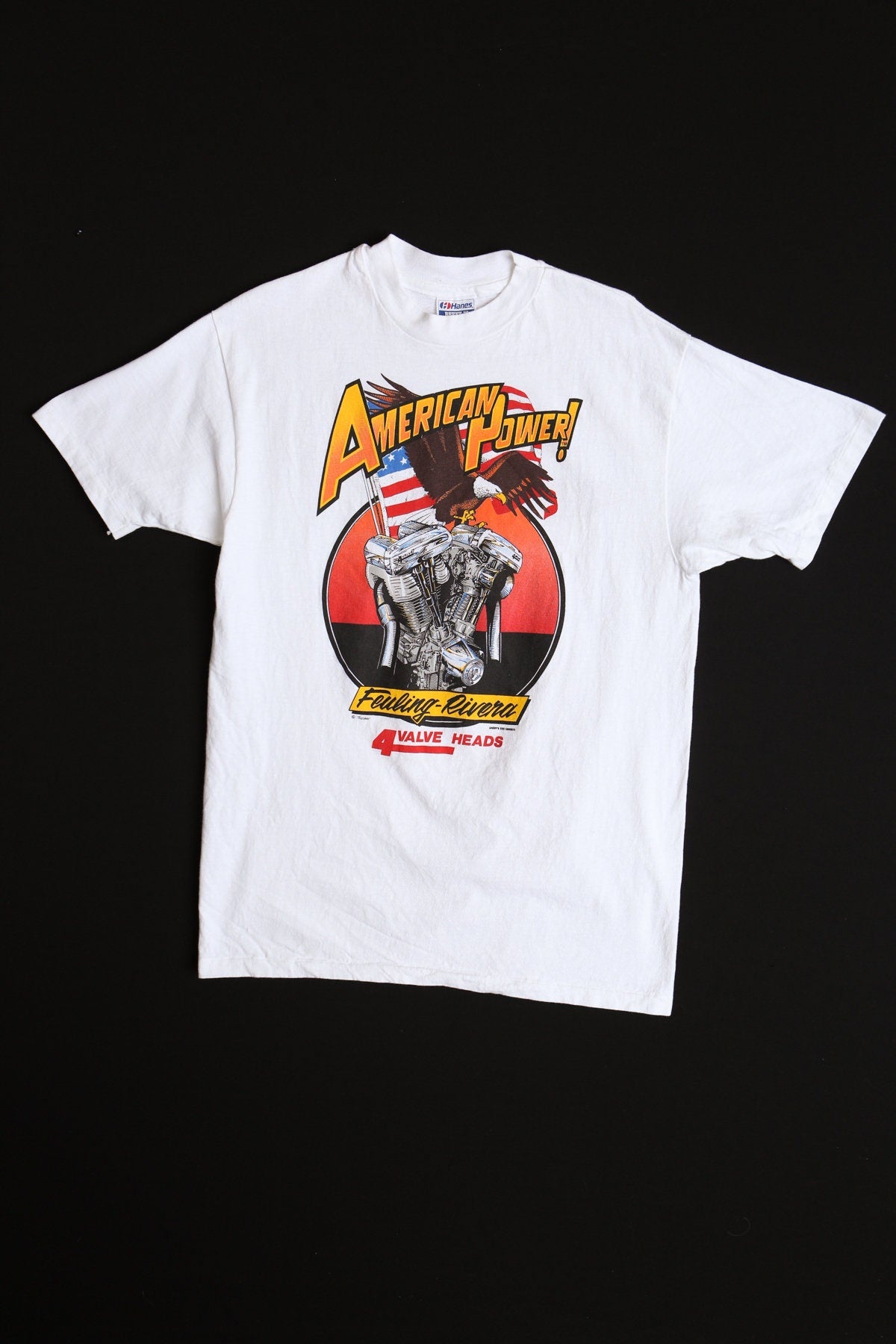 American Power Engine Graphic T-shirt - Rivera Engineering Whittier California
