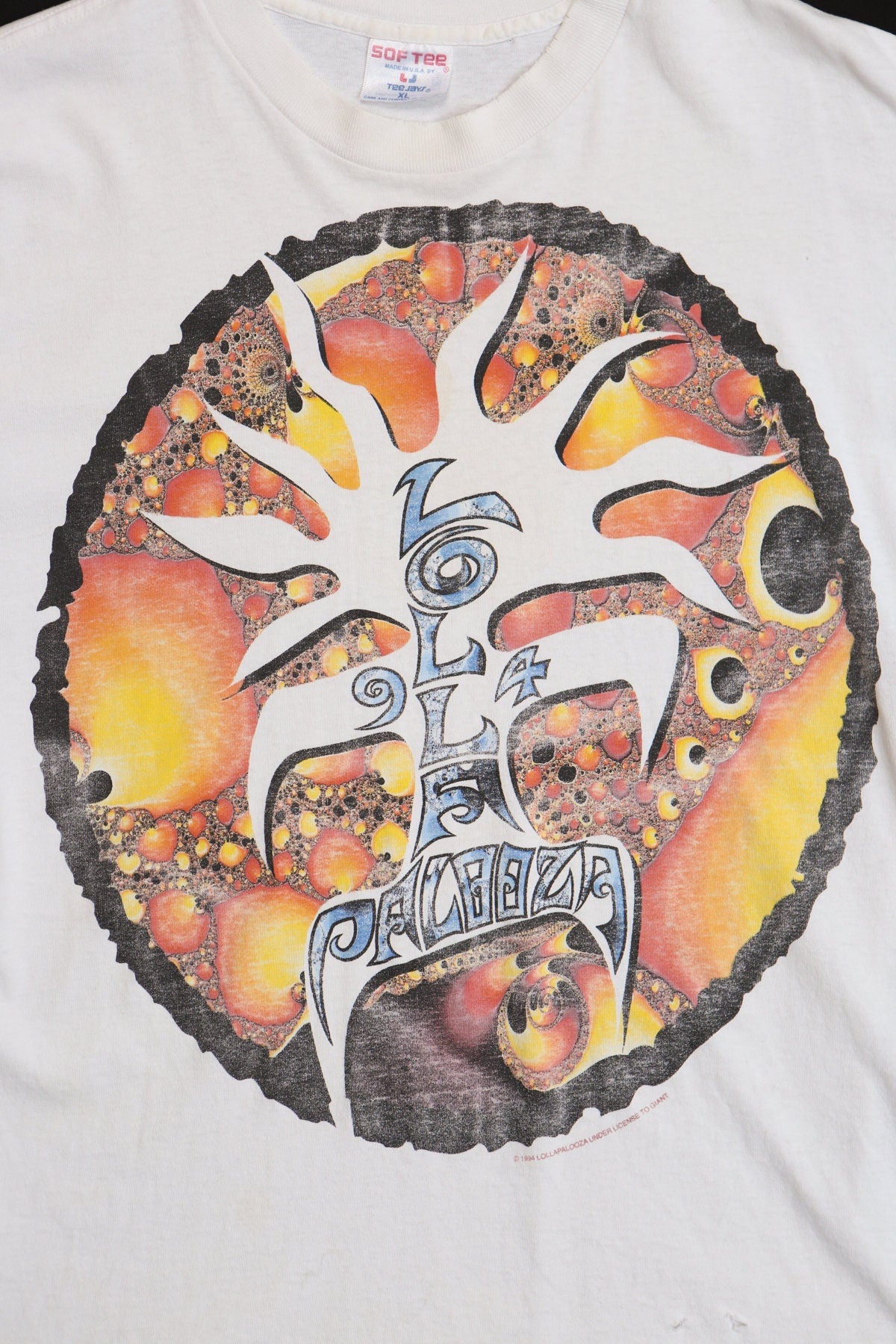 1994 Lollapalooza Music Fest Graphic T-shirt