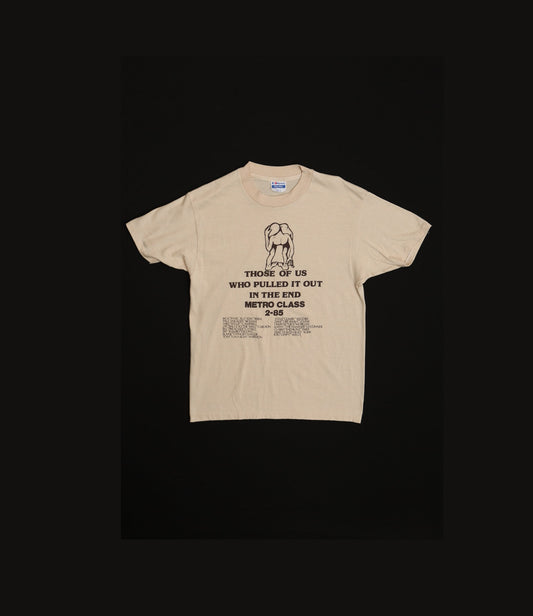 85 Metro Class Vintage Beige Graphic T-shirt