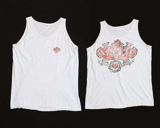 Vintage Ocean Pacific First Wave White Graphic T-shirt