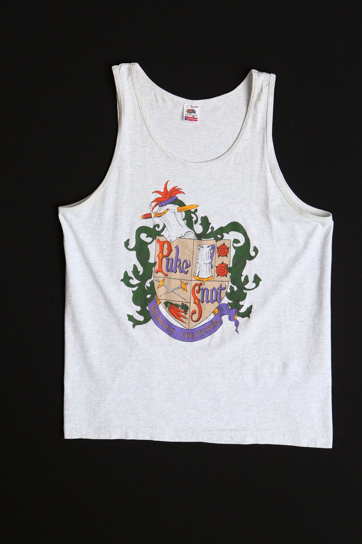 Puke Snot Hilarious Vegetarium Graphic tank Top