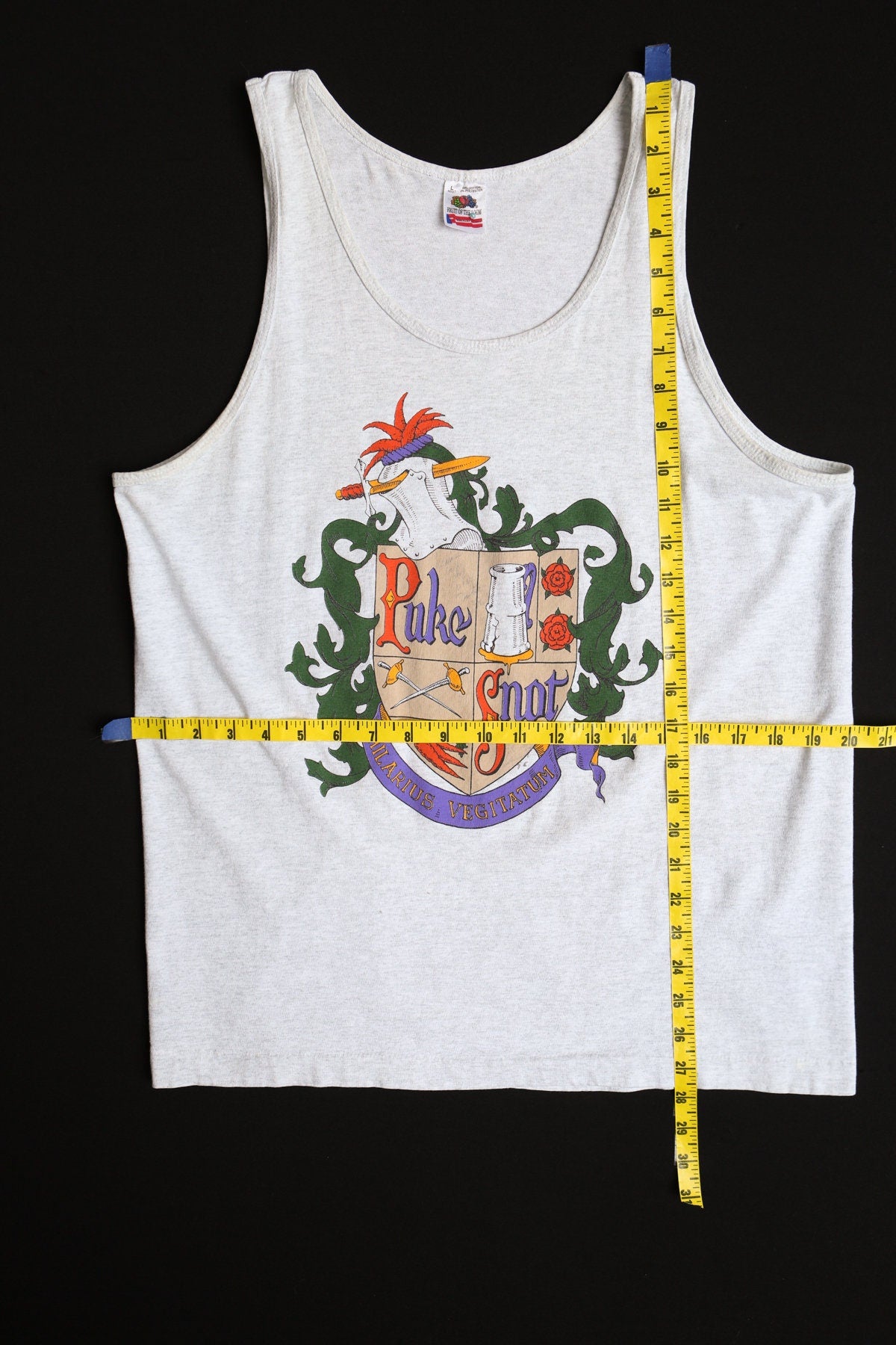 Puke Snot Hilarious Vegetarium Graphic tank Top