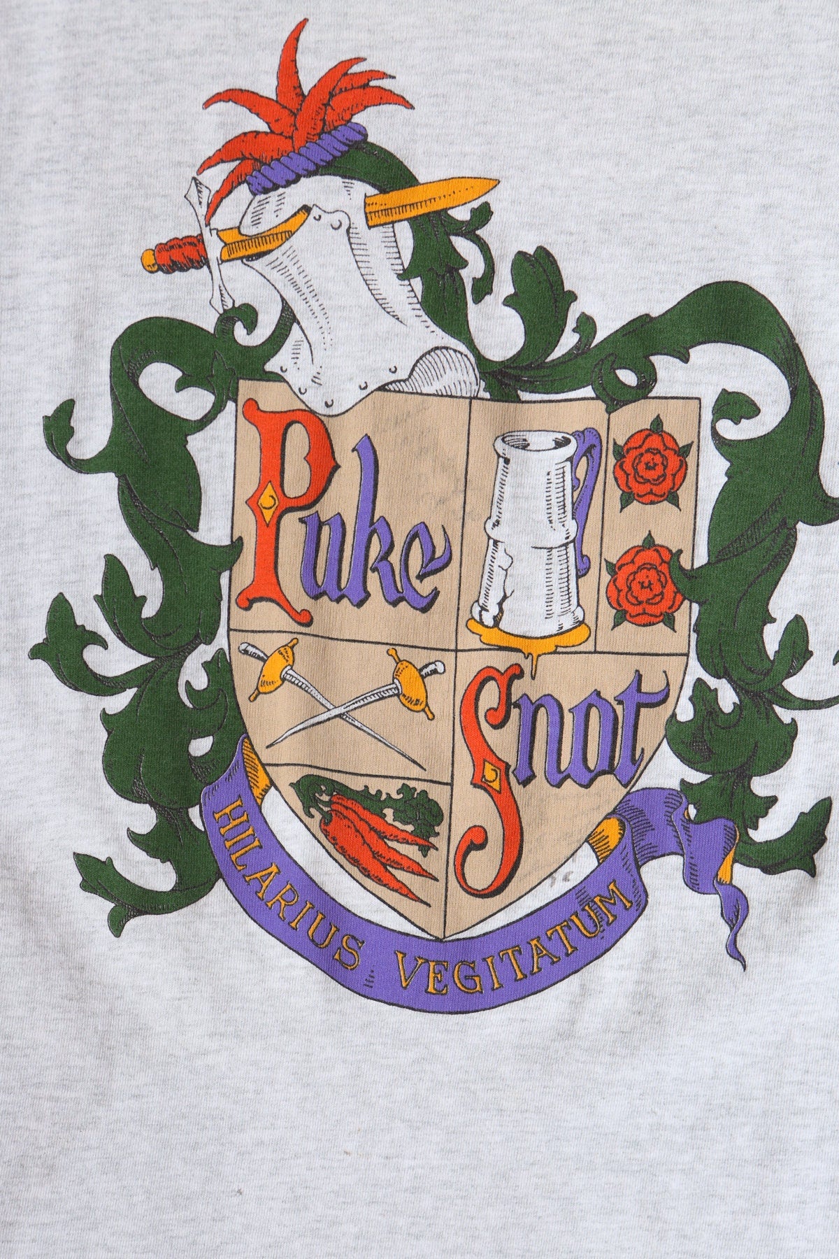 Puke Snot Hilarious Vegetarium Graphic tank Top