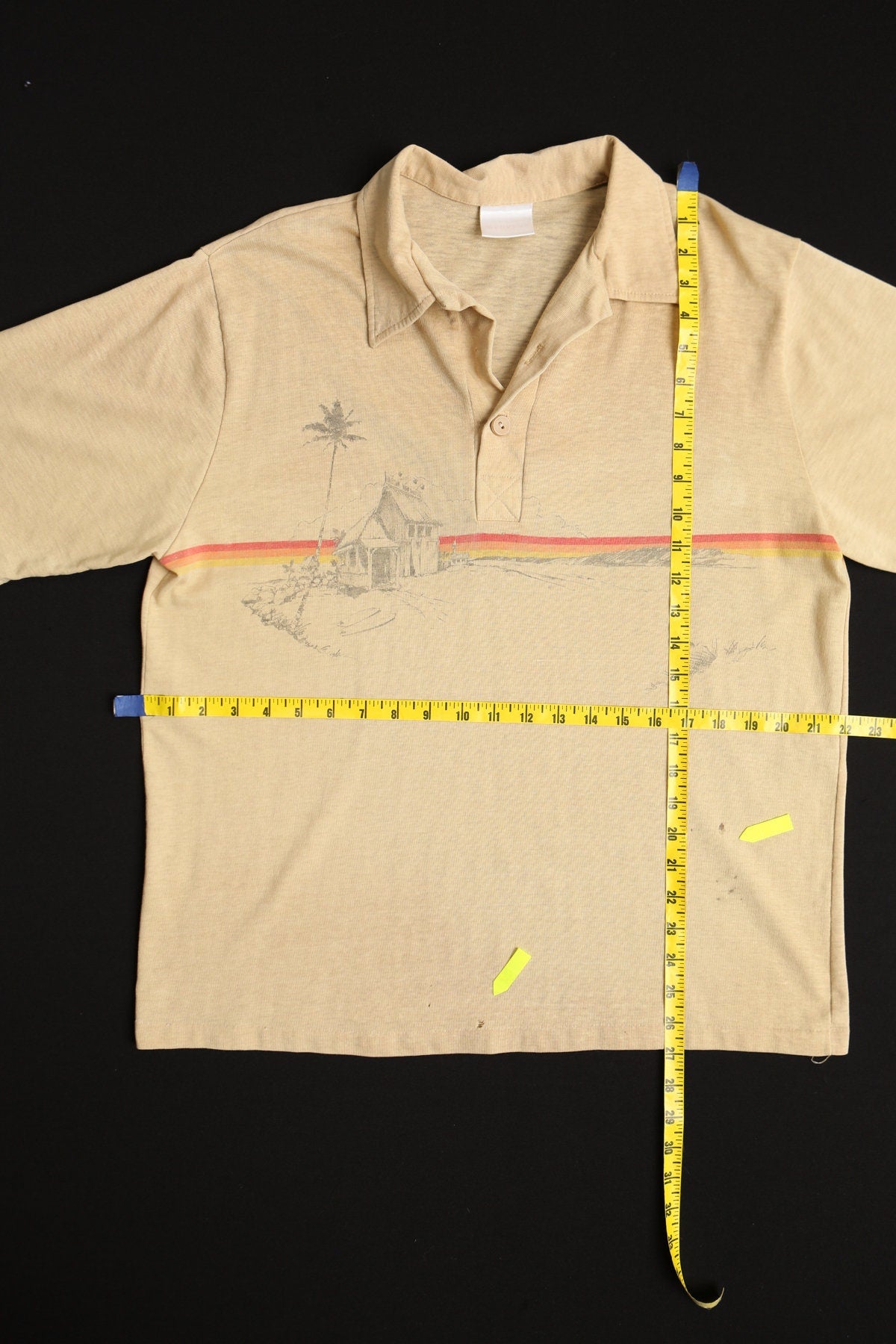 Vintage Surfing Vibe Men's Polo Shirt - Era (70's - 80's)