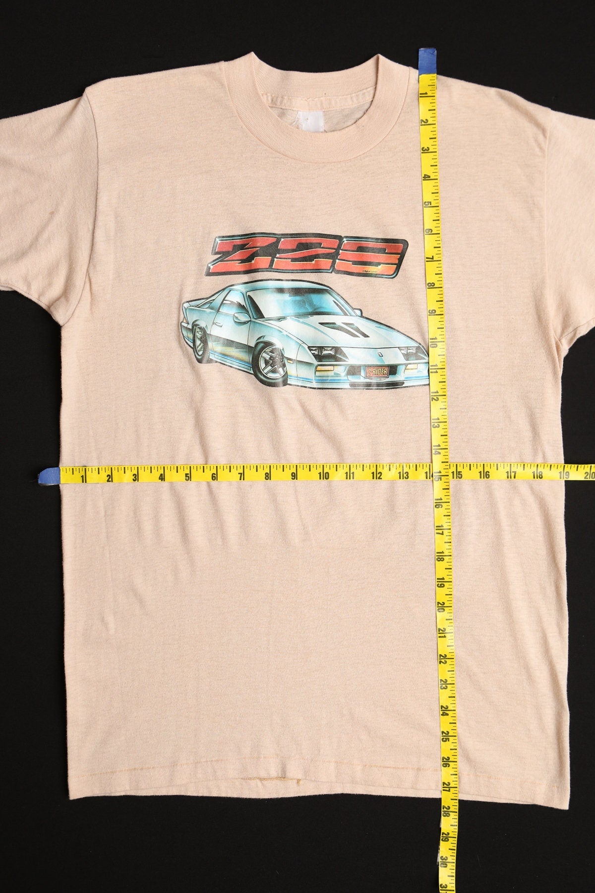 Vintage T-shirt With Z28 Camaro Iron Print