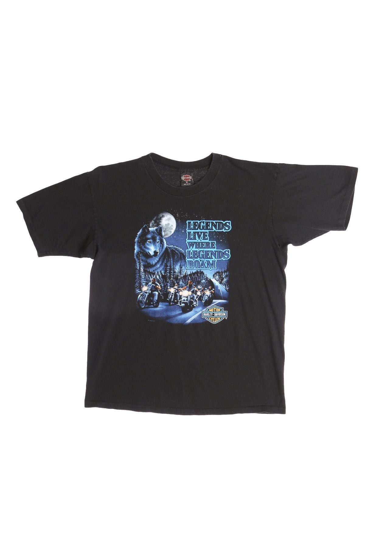 Harley Davidson Las Vegas Black Graphic Biker Shirt