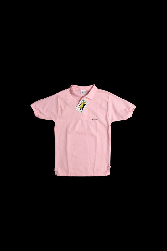 Vintage Dead Stock Le Tigre Pink Polo Shirt
