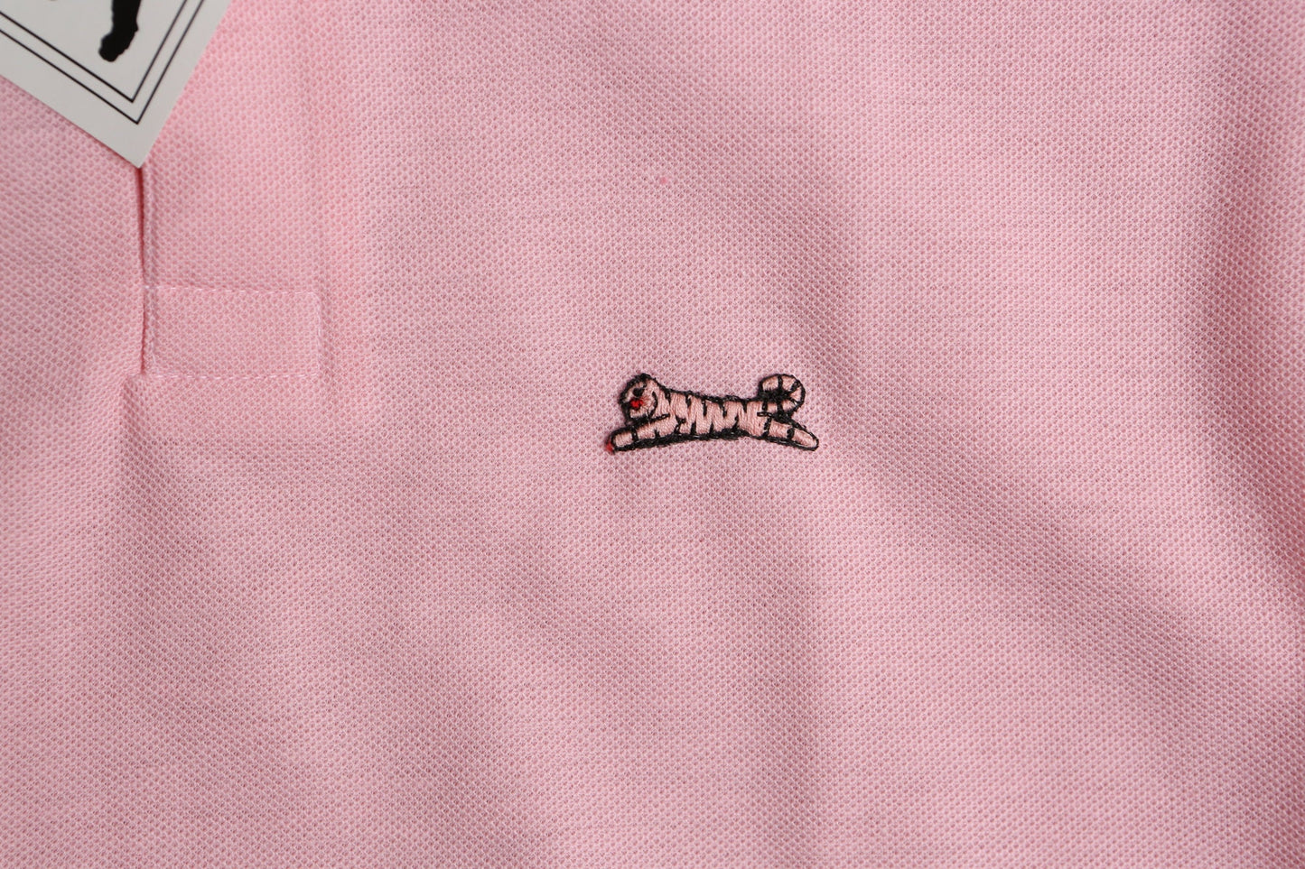 Vintage Dead Stock Le Tigre Pink Polo Shirt