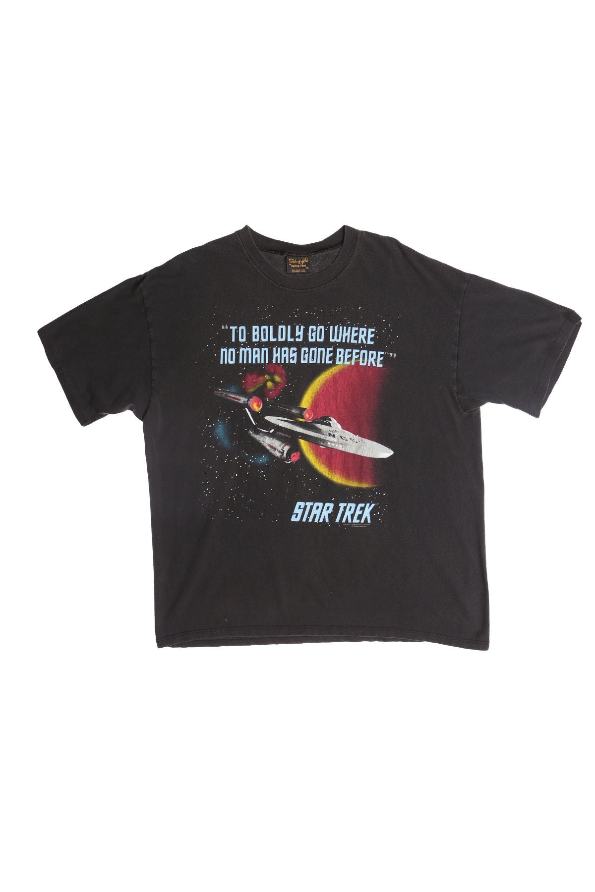 Stark Trek Black Graphic T-shirt
