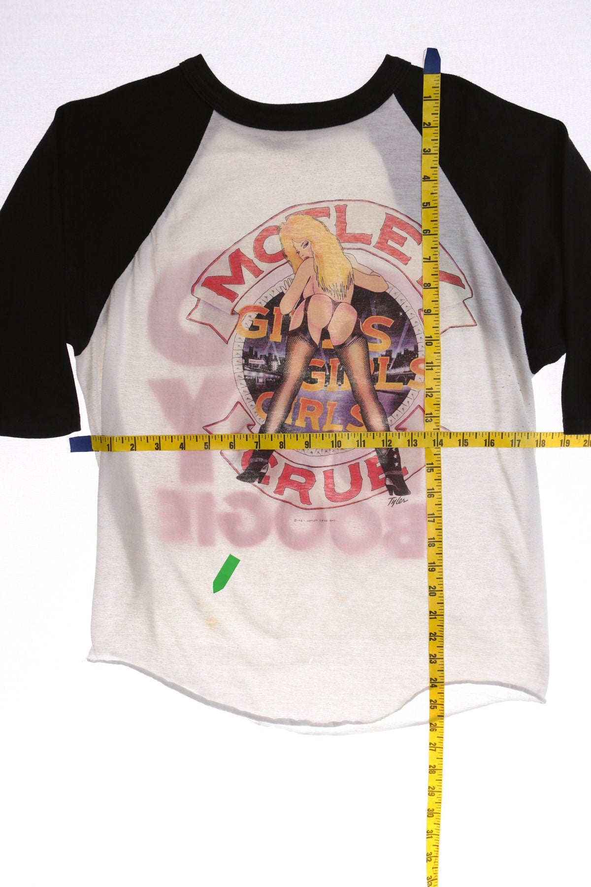 Motley Crue Girls Girls Girls - Bad Boy Boogie 3/4 Sleeve Graphic Shirt