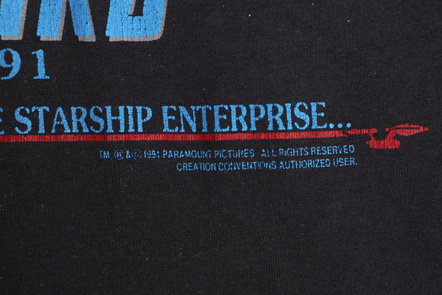 Star Trek 25 Years Anniversary Black Graphic T-shirt