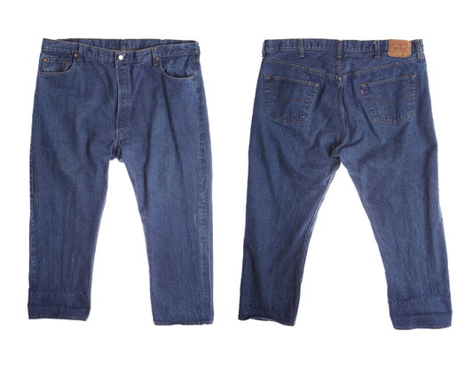 501 XX Levi's Men Denim Pants - Oversize - Dark Wash - Made in USA